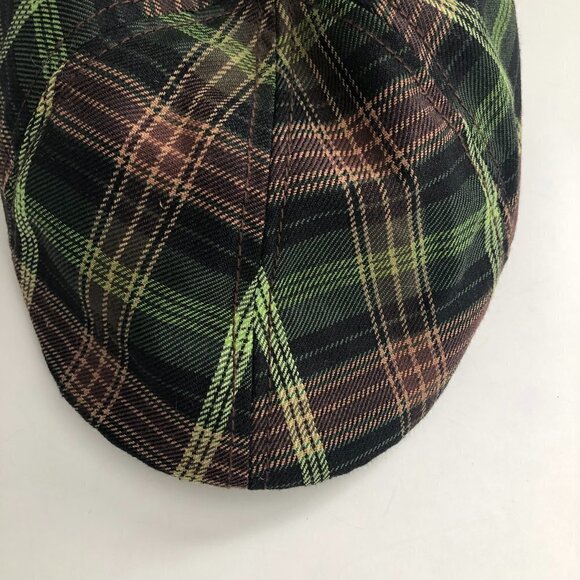 NEW ERA Plaid Newsboy Cap - Picture 2 of 8